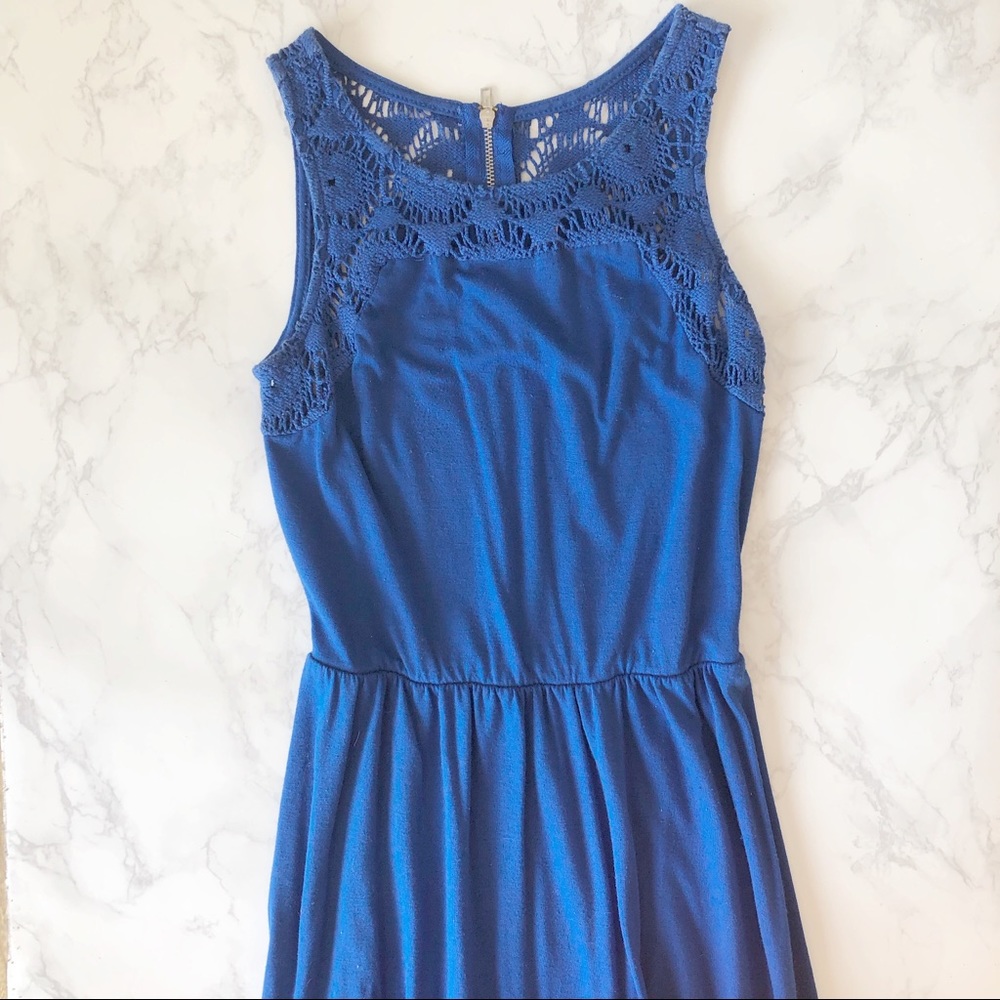 Royal Blue Fit And Flare Dress XS